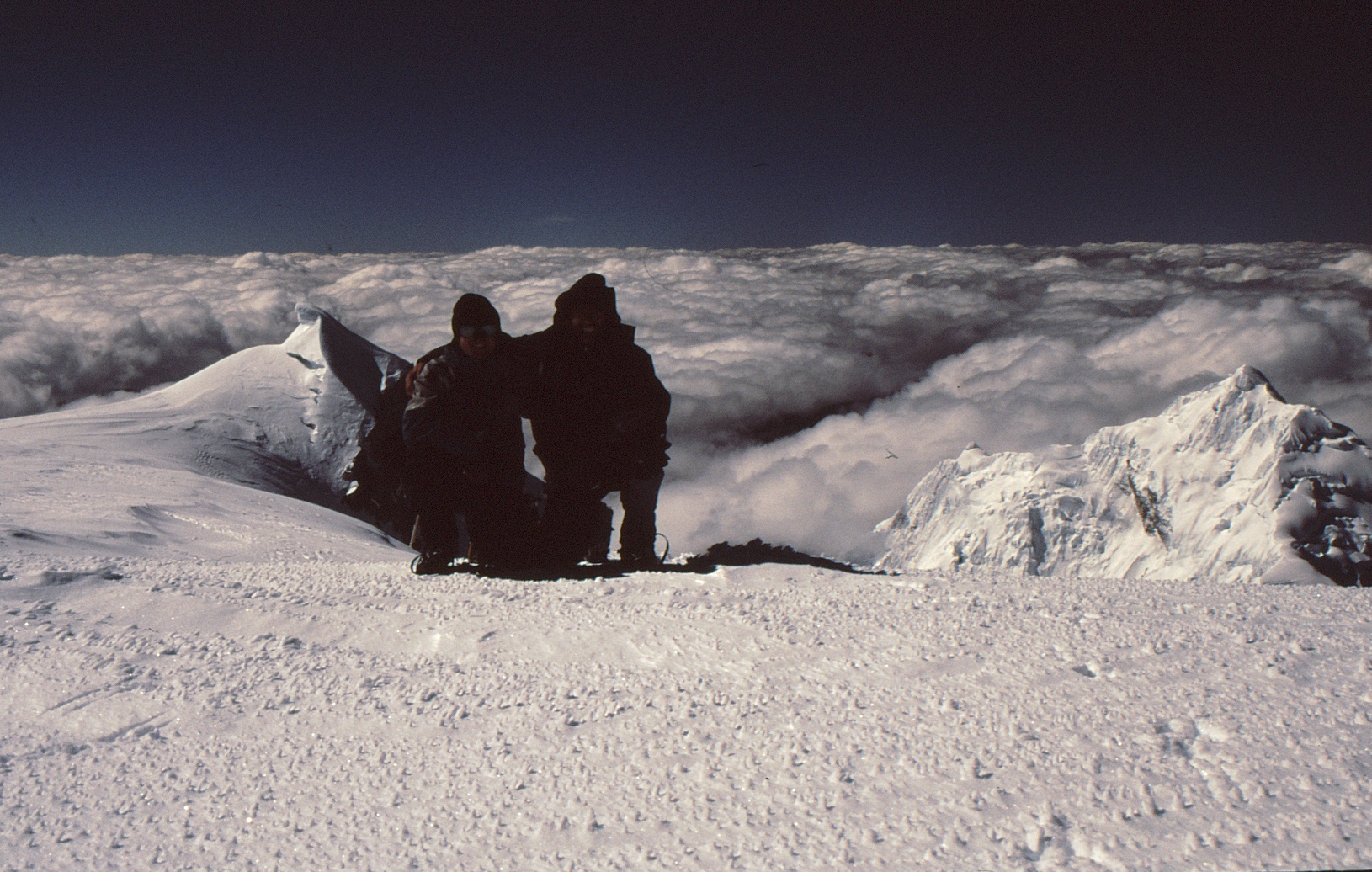 Huascarán vrcholové foto